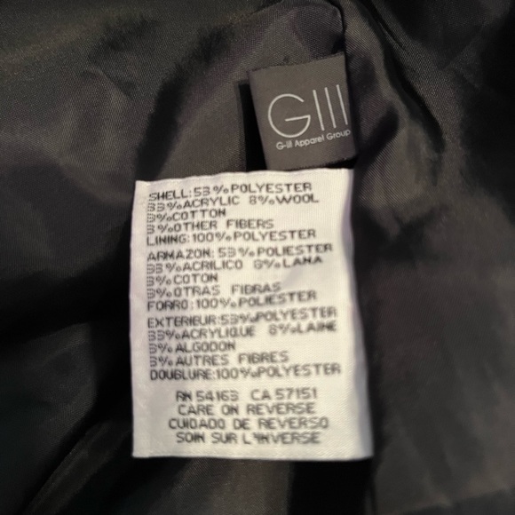 Navy patterned jacket/ blazer - Picture 3 of 6